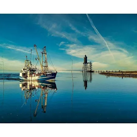 Sun, Mudflats And Sea Dorum-Neufeld
